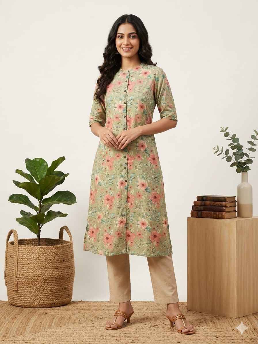 K 909 BY FASHID 01 to 31 Series Designer Collection Beautiful Stylish Fancy Colorful Party Wear & Occasional Wear Cambric Cotton Print Kurtis At Wholesale Price